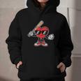 Valentines Day Heart Baseball Player Sports Boys Kids Men Graphic Youth Hoodie