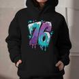 Vintage Baseball 76 Number Graphic Youth Hoodie