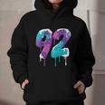 Vintage Baseball 92 Number Graphic Youth Hoodie