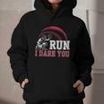 Vintage Humor Baseball Apparel Run I Dare You Graphic Youth Hoodie Vintage Humor Baseball Apparel Run I Dare You Graphic Youth Hoodie