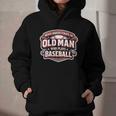 Women's Never Underestimate An Old Man Who Plays Baseball Graphic Youth Hoodie Women's Never Underestimate An Old Man Who Plays Baseball Graphic Youth Hoodie