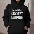 Worlds Okayest Umpire Sarcastic Baseball Game Official Graphic Youth Hoodie