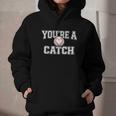 You'Re A Catch Baseball Pun Heart Kids Boys Valentines Graphic Youth Hoodie You'Re A Catch Baseball Pun Heart Kids Boys Valentines Graphic Youth Hoodie