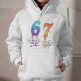 67 Meme Baseball Kids Girls Humor Number 6 7 Graphic Youth Hoodie 67 Meme Baseball Kids Girls Humor Number 6 7 Graphic Youth Hoodie
