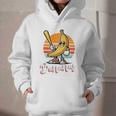 Bananas Baseball Sunset Retro Fruit Sports Boys Kids Men Premium Tri-Blend Graphic Youth Hoodie