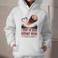 Baseball Valentine Forever On Deck For You Graphic Youth Hoodie