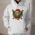 Baseball Xmas Christmas Baseball Ice Cream Drip Boys Graphic Youth Hoodie