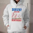 Bruh It's My 2nd Birthday Boy Baseball Themed Party Graphic Youth Hoodie