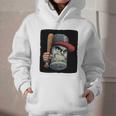 Cool Dollar Bill Guy With Cap And Baseball Costume Premium Tri-Blend Graphic Youth Hoodie Cool Dollar Bill Guy With Cap And Baseball Costume Premium Tri-Blend Graphic Youth Hoodie