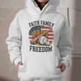 Faith Family Freedom Patriotic Christian Baseball Game Day Graphic Youth Hoodie Faith Family Freedom Patriotic Christian Baseball Game Day Graphic Youth Hoodie