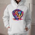 Gen Alpha Slang Ice Cream Drip Six Seven 67 Baseball Catcher Graphic Youth Hoodie