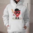 Heart Playing Baseball Valentine Baseball Graphic Youth Hoodie Heart Playing Baseball Valentine Baseball Graphic Youth Hoodie