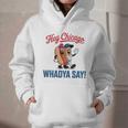 Hey Chicago Whadya Say Baseball Hot Dog Graphic Youth Hoodie Hey Chicago Whadya Say Baseball Hot Dog Graphic Youth Hoodie