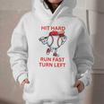 Hit Hard Run Fast Turn Left Baseball Player Premium Tri-Blend Graphic Youth Hoodie Hit Hard Run Fast Turn Left Baseball Player Premium Tri-Blend Graphic Youth Hoodie