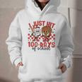 I Just Hit 100 Days Of School Baseball 100th Day Teacher Kid Graphic Youth Hoodie I Just Hit 100 Days Of School Baseball 100th Day Teacher Kid Graphic Youth Hoodie