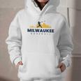 Milwaukee Baseball Minimalist City Skyline Baseball Lover Graphic Youth Hoodie Milwaukee Baseball Minimalist City Skyline Baseball Lover Graphic Youth Hoodie