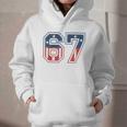 Number 67 USA Raglan Baseball Tee Graphic Youth Hoodie Number 67 USA Raglan Baseball Tee Graphic Youth Hoodie