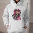 Punk Girl With Anger Kanji And Baseball Bat Graphic Youth Hoodie