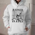 Raised In a Pen Baseball Pitcher Saying Bullpen Graphic Youth Hoodie Raised In a Pen Baseball Pitcher Saying Bullpen Graphic Youth Hoodie