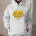 Strike Out Childhood Cancer Boys Baseball Drip Gold Ribbon Graphic Youth Hoodie