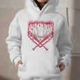 Valentines Baseball Boys Ice Cream Drip Heart Youth Kids Graphic Youth Hoodie