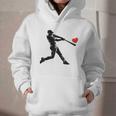 Valentines Day Baseball Batter Silhouette Heart Men Boys Kid Graphic Youth Hoodie Valentines Day Baseball Batter Silhouette Heart Men Boys Kid Graphic Youth Hoodie