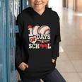 100 Days Of School Baseball 100th Day Of School Kids Teacher Graphic Youth Hoodie 100 Days Of School Baseball 100th Day Of School Kids Teacher Graphic Youth Hoodie