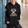 100 Days Of School Baseball 100th Day Of School Graphic Youth Hoodie 100 Days Of School Baseball 100th Day Of School Graphic Youth Hoodie