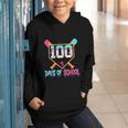 100 Days Of School Baseball Ice Cream Drip 100th Day School Graphic Youth Hoodie 100 Days Of School Baseball Ice Cream Drip 100th Day School Graphic Youth Hoodie