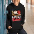 100 Days Of School Baseball Player Sports Game Teacher Kid Graphic Youth Hoodie