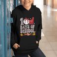 100 Days Of School Cute Bow Baseball Boy Girl Teacher Graphic Youth Hoodie 100 Days Of School Cute Bow Baseball Boy Girl Teacher Graphic Youth Hoodie