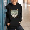 100 Days Of School Home Plate Camo Baseball Dripping Boys Graphic Youth Hoodie
