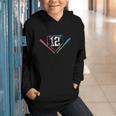 12th Birthday Baseball Ice Cream Drip 12 Years Old Boy Kids Graphic Youth Hoodie