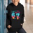 I Was 6 Now I'm 7 67 Birthday Baseball Drip 7 Year Old Graphic Youth Hoodie I Was 6 Now I'm 7 67 Birthday Baseball Drip 7 Year Old Graphic Youth Hoodie