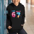 I Was 6 Now I'm 7 Birthday Baseball Drip For Boys Kid Graphic Youth Hoodie I Was 6 Now I'm 7 Birthday Baseball Drip For Boys Kid Graphic Youth Hoodie