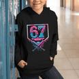 67 Six Seven Baseball Ice Cream Drip Cool Meme 67 Graphic Youth Hoodie 67 Six Seven Baseball Ice Cream Drip Cool Meme 67 Graphic Youth Hoodie