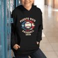 Baseball 2026 Puerto Rico Island Pride Sports Theme Graphic Youth Hoodie