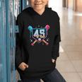 Baseball 45 Year Old Ice Cream Drip 45th Birthday Number 45 Graphic Youth Hoodie Baseball 45 Year Old Ice Cream Drip 45th Birthday Number 45 Graphic Youth Hoodie