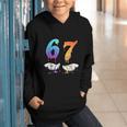 Baseball 67 Ice Cream Drip Six Seven Boys Meme Graphic Youth Hoodie Baseball 67 Ice Cream Drip Six Seven Boys Meme Graphic Youth Hoodie
