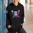 Baseball 8 Year Old Ice Cream Drip 8th Birthday Party Graphic Youth Hoodie Baseball 8 Year Old Ice Cream Drip 8th Birthday Party Graphic Youth Hoodie