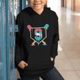 Baseball 9 Year Old Ice Cream Drip 9th Birthday Boys Player Graphic Youth Hoodie