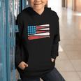 Baseball American Flag Patriotic USA Pride Graphic Youth Hoodie Baseball American Flag Patriotic USA Pride Graphic Youth Hoodie