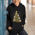 Baseball Bat Christmas Tree Lights Holiday Xmas Graphic Youth Hoodie Baseball Bat Christmas Tree Lights Holiday Xmas Graphic Youth Hoodie