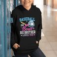Baseball Or Bows Big Brother Loves You Gender Pink Or Blue Graphic Youth Hoodie Baseball Or Bows Big Brother Loves You Gender Pink Or Blue Graphic Youth Hoodie
