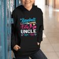 Baseball Or Bows Uncle Loves You Gender Reveal Graphic Youth Hoodie Baseball Or Bows Uncle Loves You Gender Reveal Graphic Youth Hoodie
