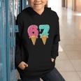 Baseball Drip Ice Cream 67 Baseball Graphic Youth Hoodie