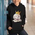 Baseball Drip Ice Cream Crown Melt Graphic Graphic Youth Hoodie
