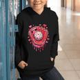 Baseball Drip Ice Cream Sprinkles Valentines Day Baseball Graphic Youth Hoodie Baseball Drip Ice Cream Sprinkles Valentines Day Baseball Graphic Youth Hoodie