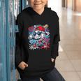 Baseball Drip Icecream Heart Valentine Day Boys Kids Red Graphic Youth Hoodie Baseball Drip Icecream Heart Valentine Day Boys Kids Red Graphic Youth Hoodie
