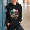 Baseball Drip Icecream Graphic Youth Hoodie Baseball Drip Icecream Graphic Youth Hoodie